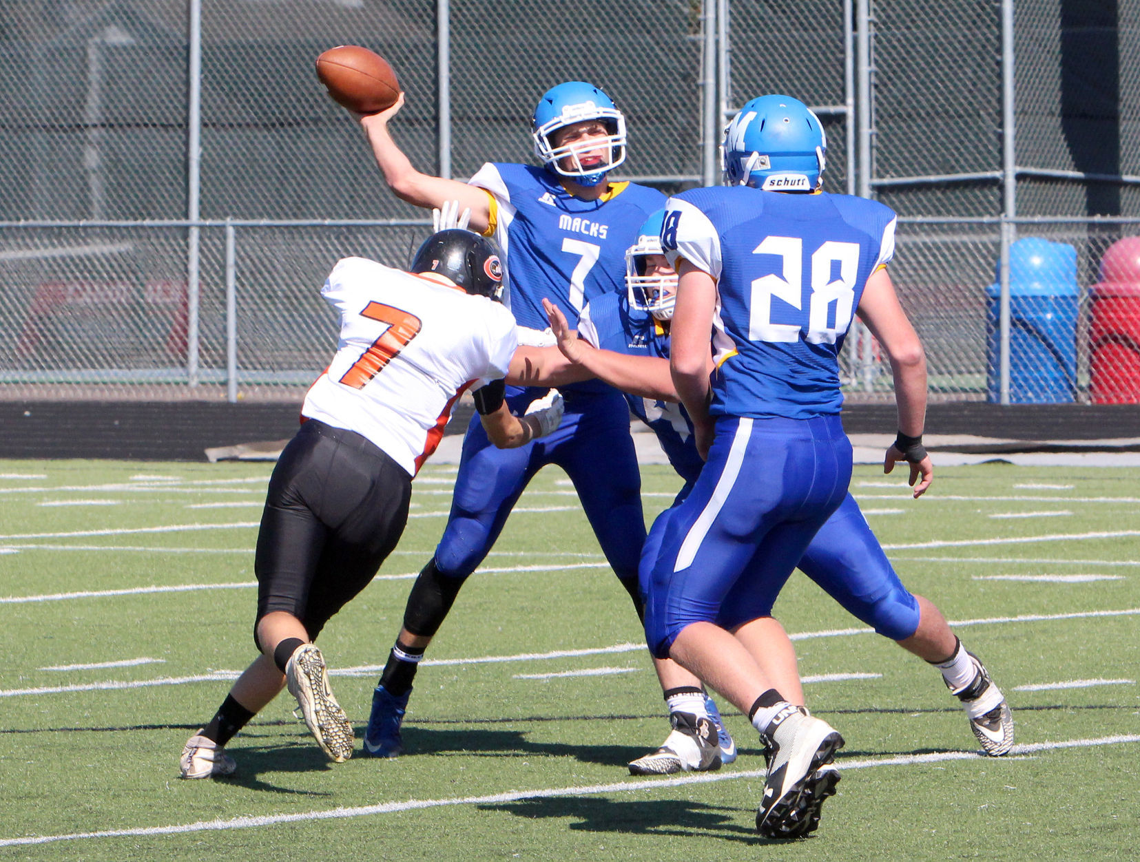 Oakfield at McDonell football 9-8-18